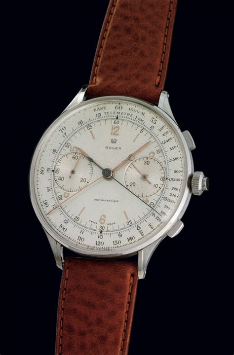 1 1942 rolex chronograph|Rolex chronograph record.